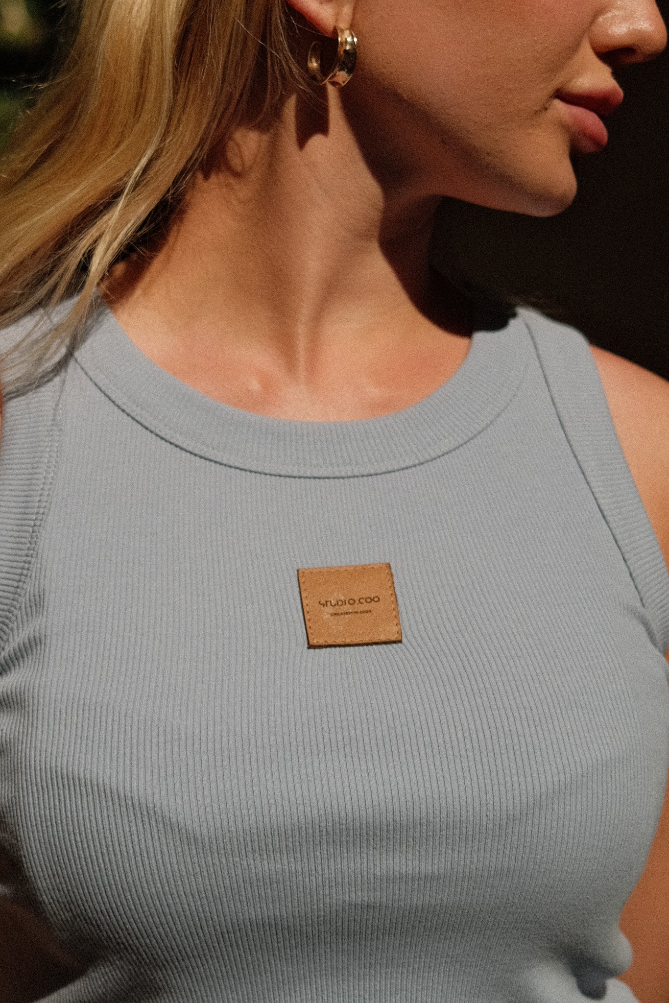 Powder Crop Top Tank