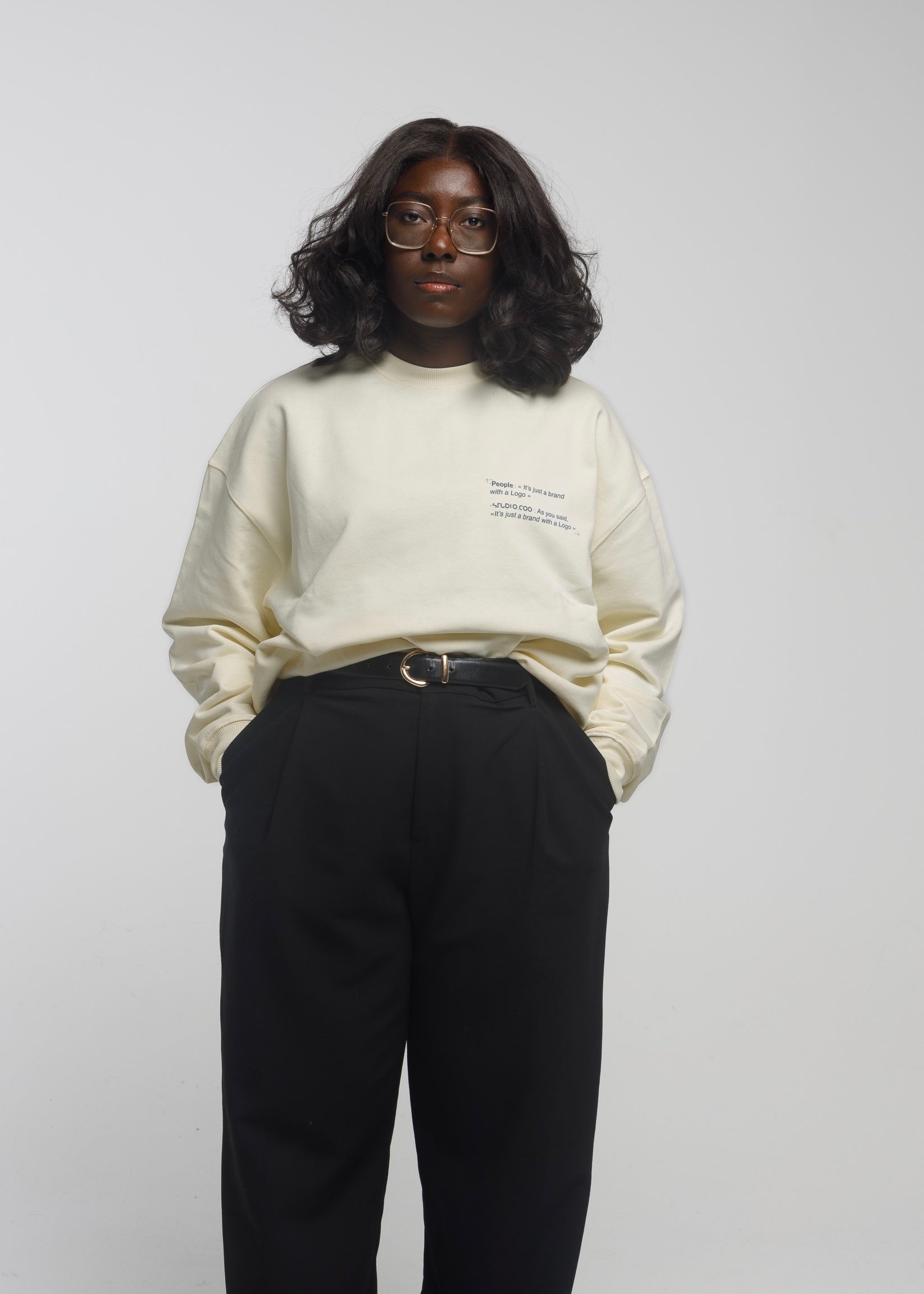 Cream Crewneck Sweater