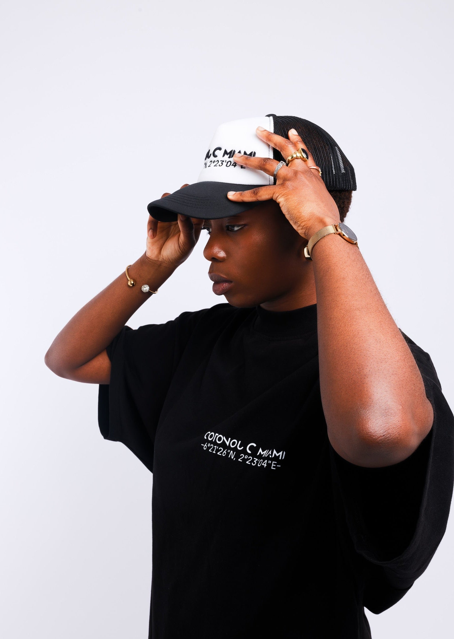 Black Trucker Cap Cotonou