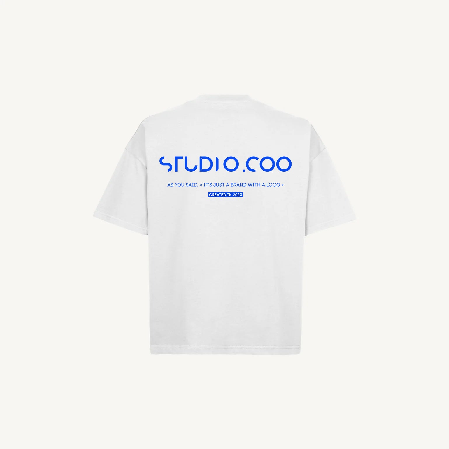 White/Blue Azur Boxy T-Shirt