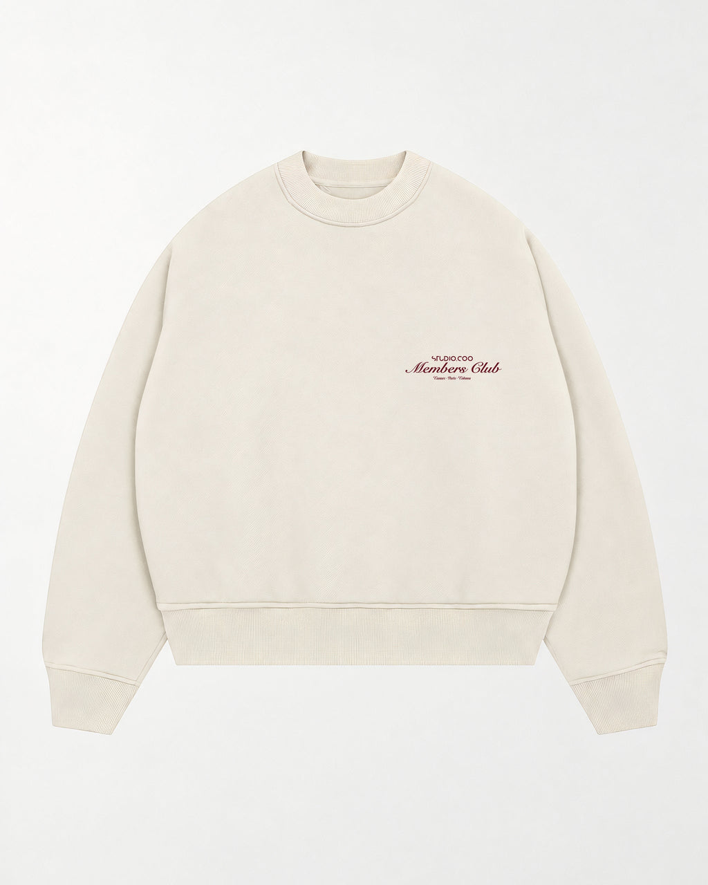 Members Club Cream Sweater