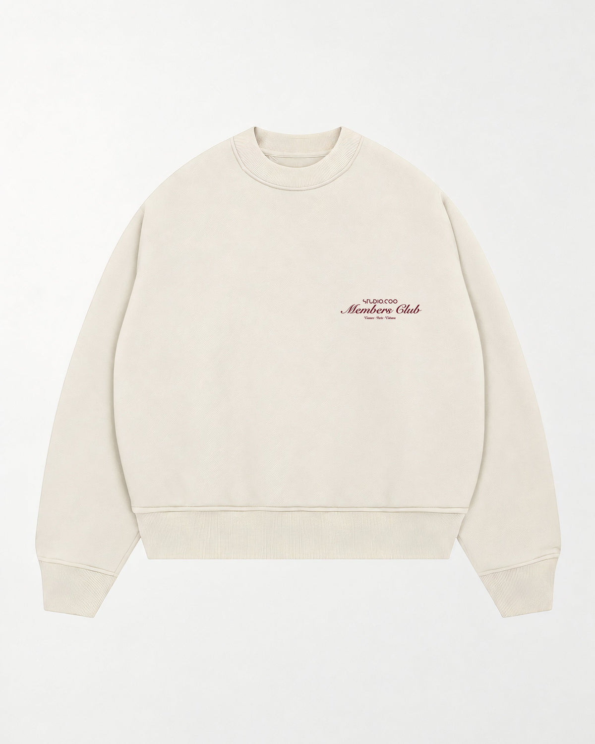 Members Club Cream Sweater