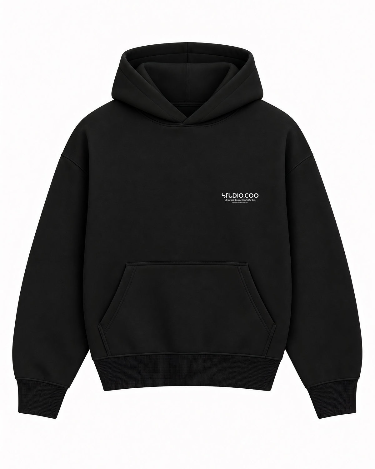 Oversized Black Hoodie