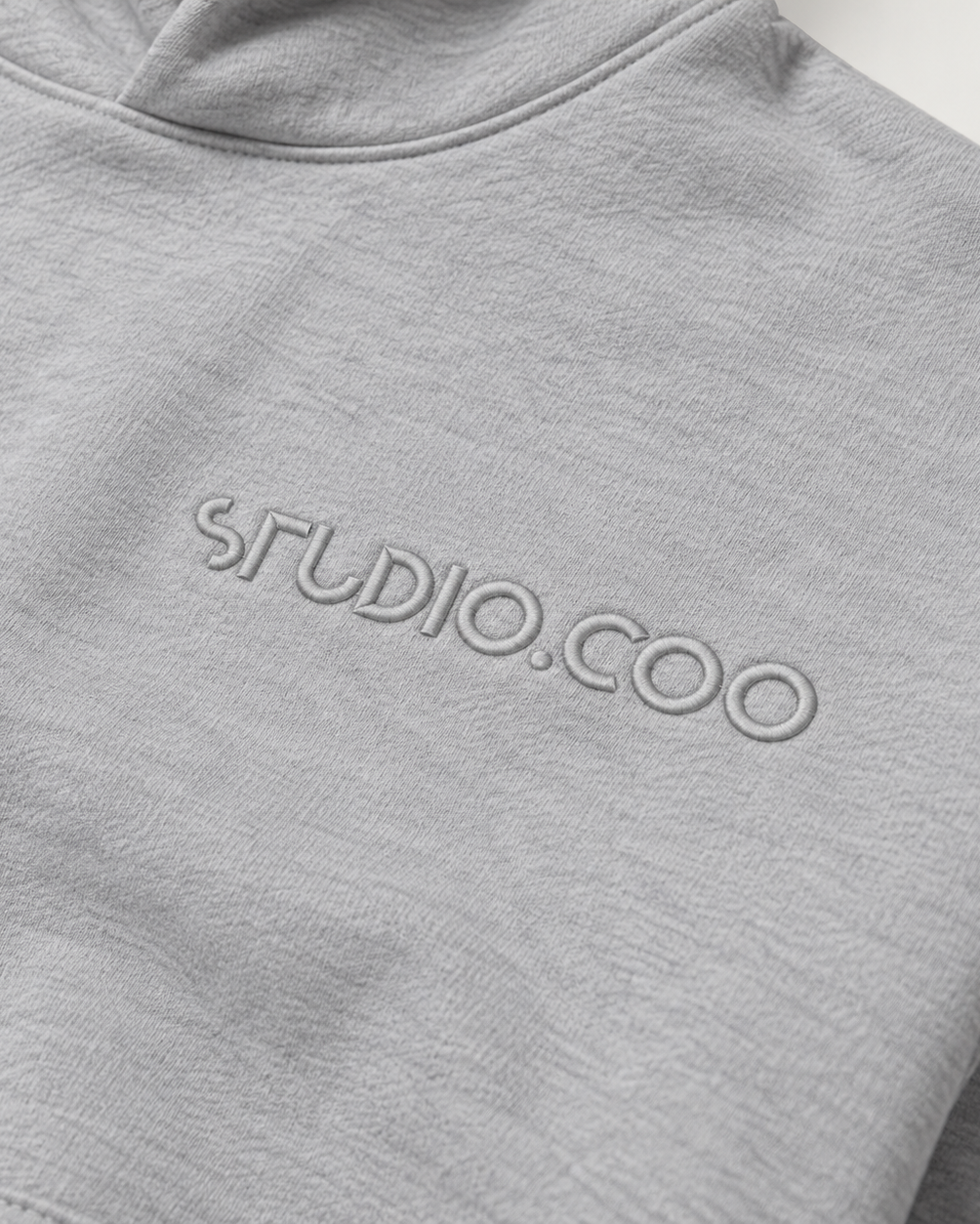 Ultra Heavy Gray Hoodie 860gsm