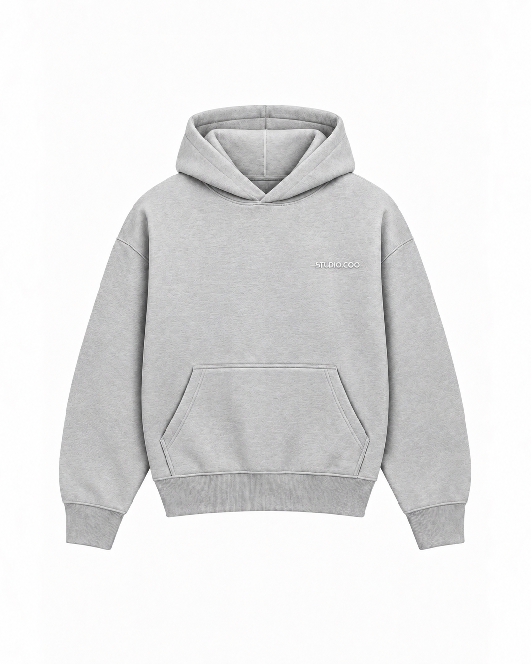 Ultra Heavy Gray Hoodie 860gsm