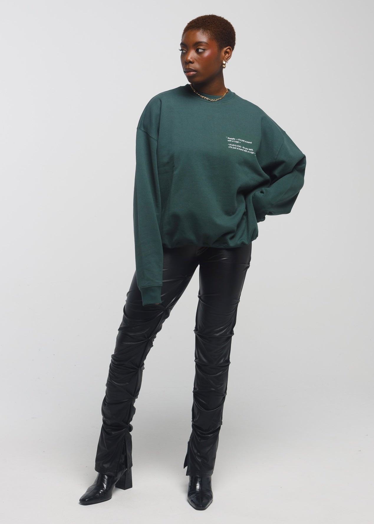 Green Forest Crewneck Sweater