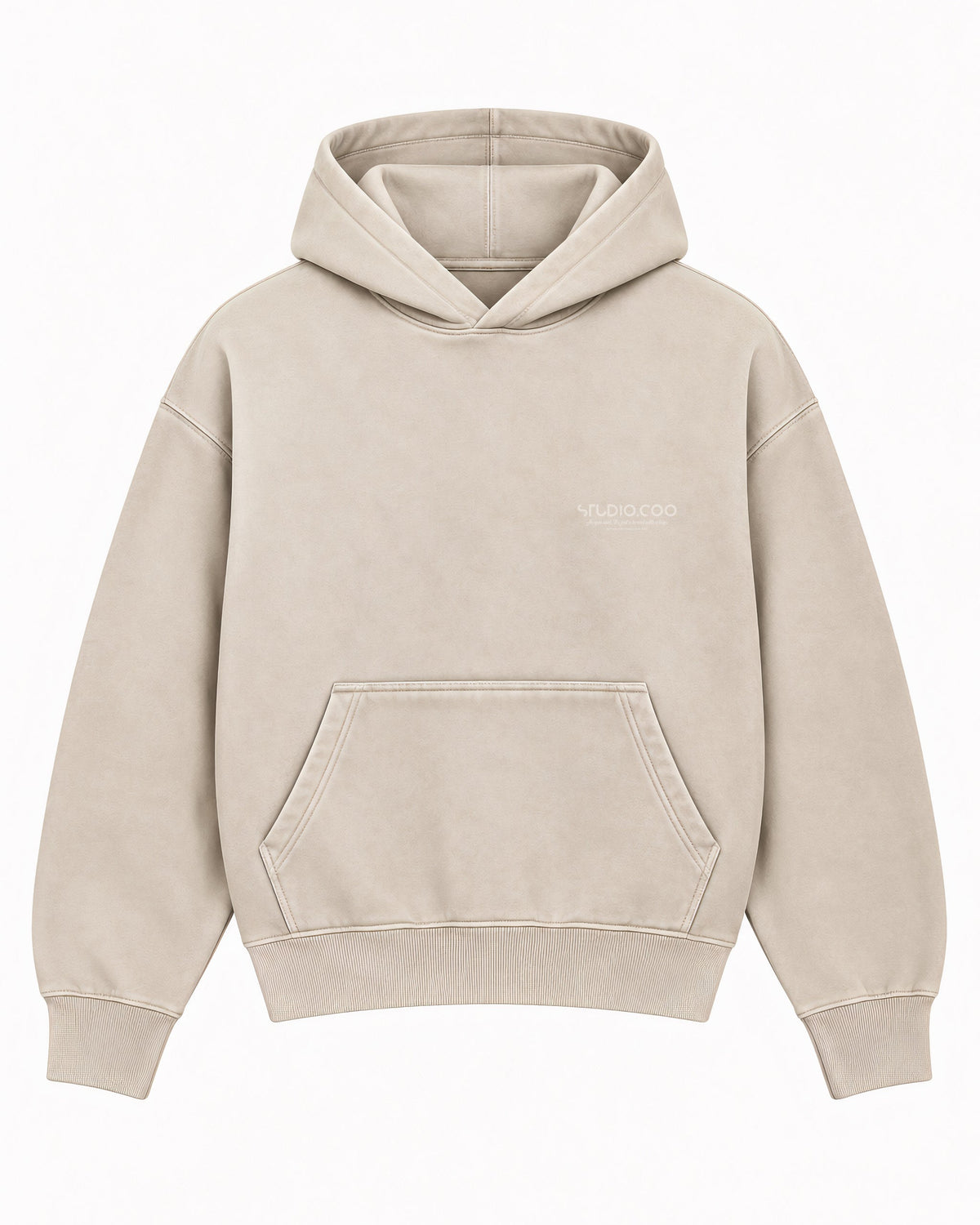 Oversized Nude Hoodie