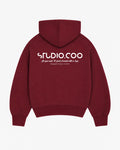 Oversized Burgundy Hoodie
