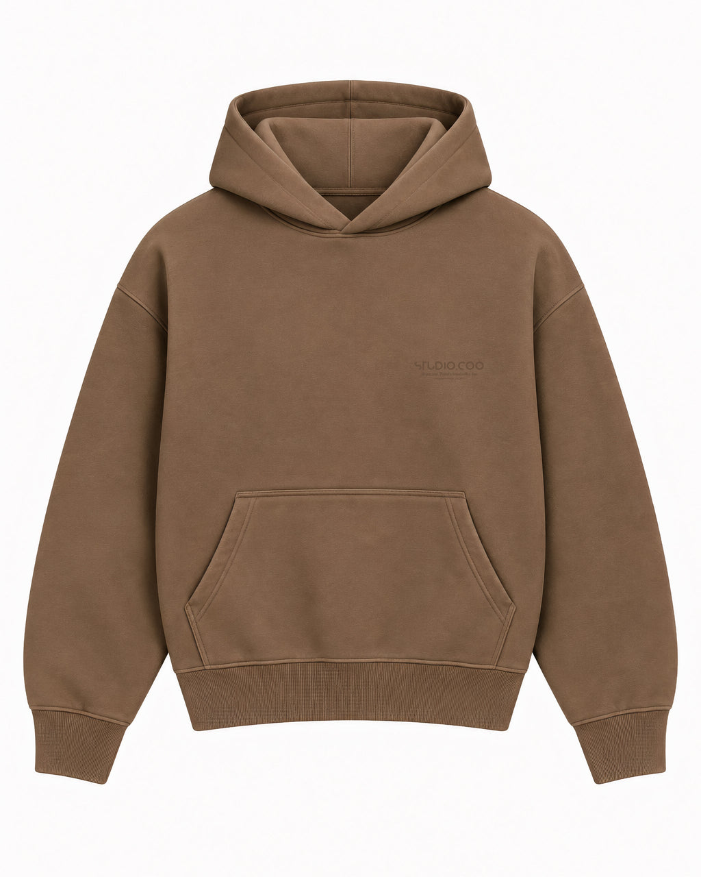 Oversized Vintage Brown Hoodie