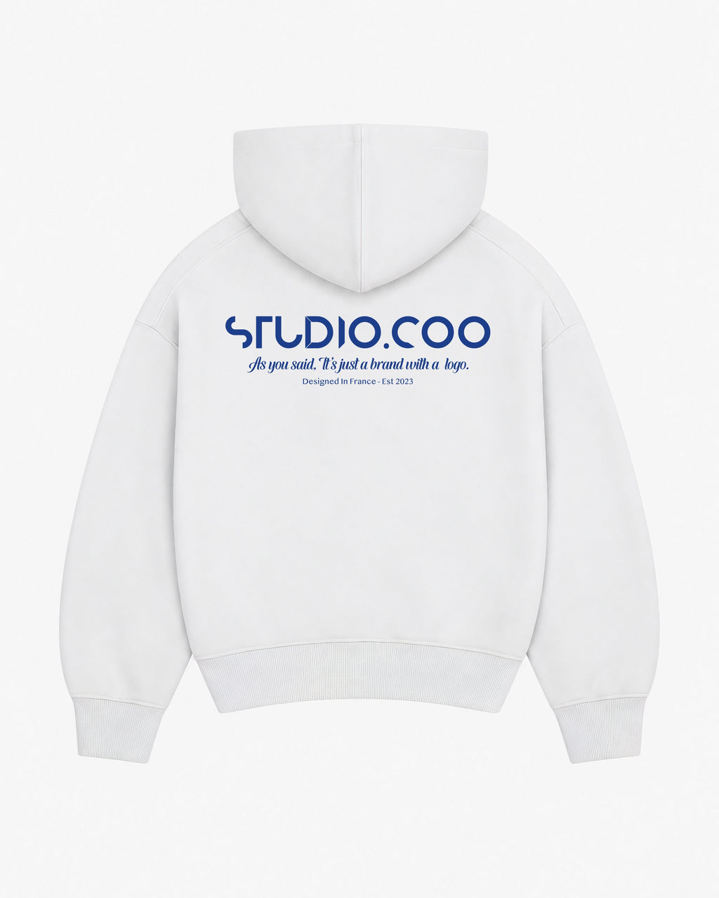 Oversized White Hoodie