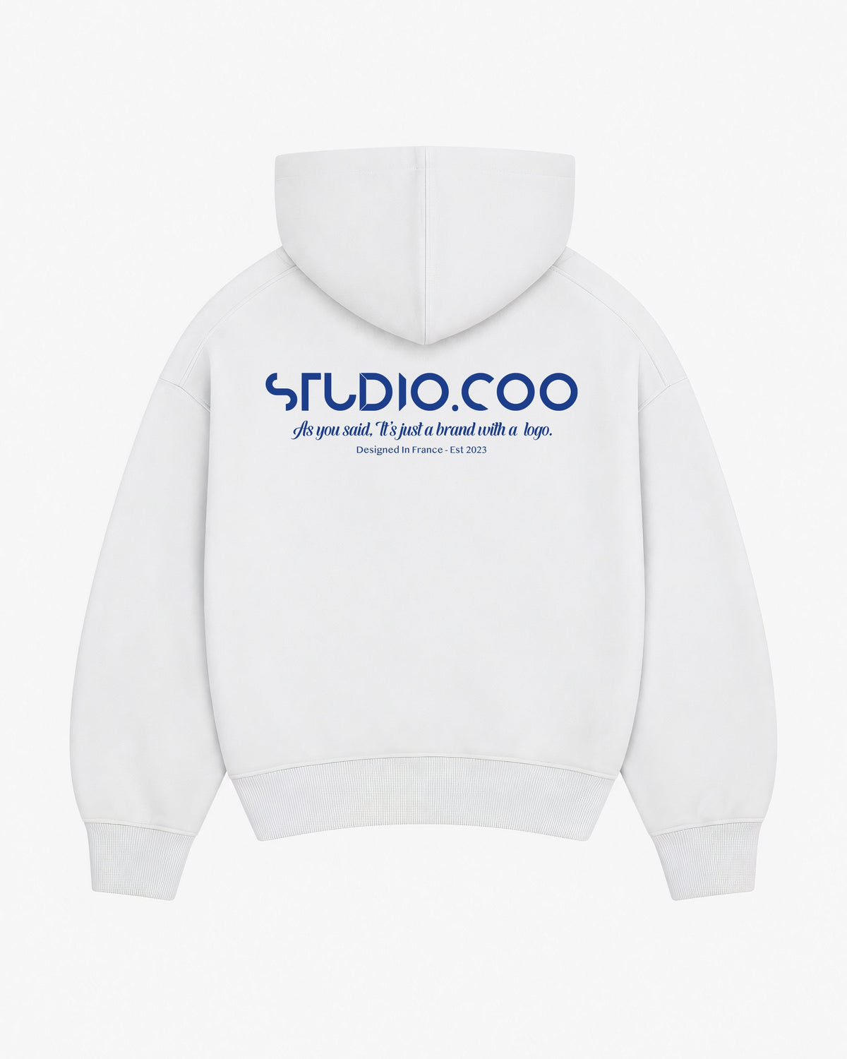 Oversized White Hoodie