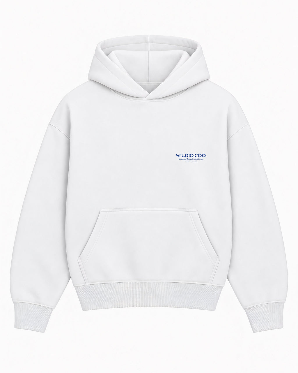 Oversized White Hoodie