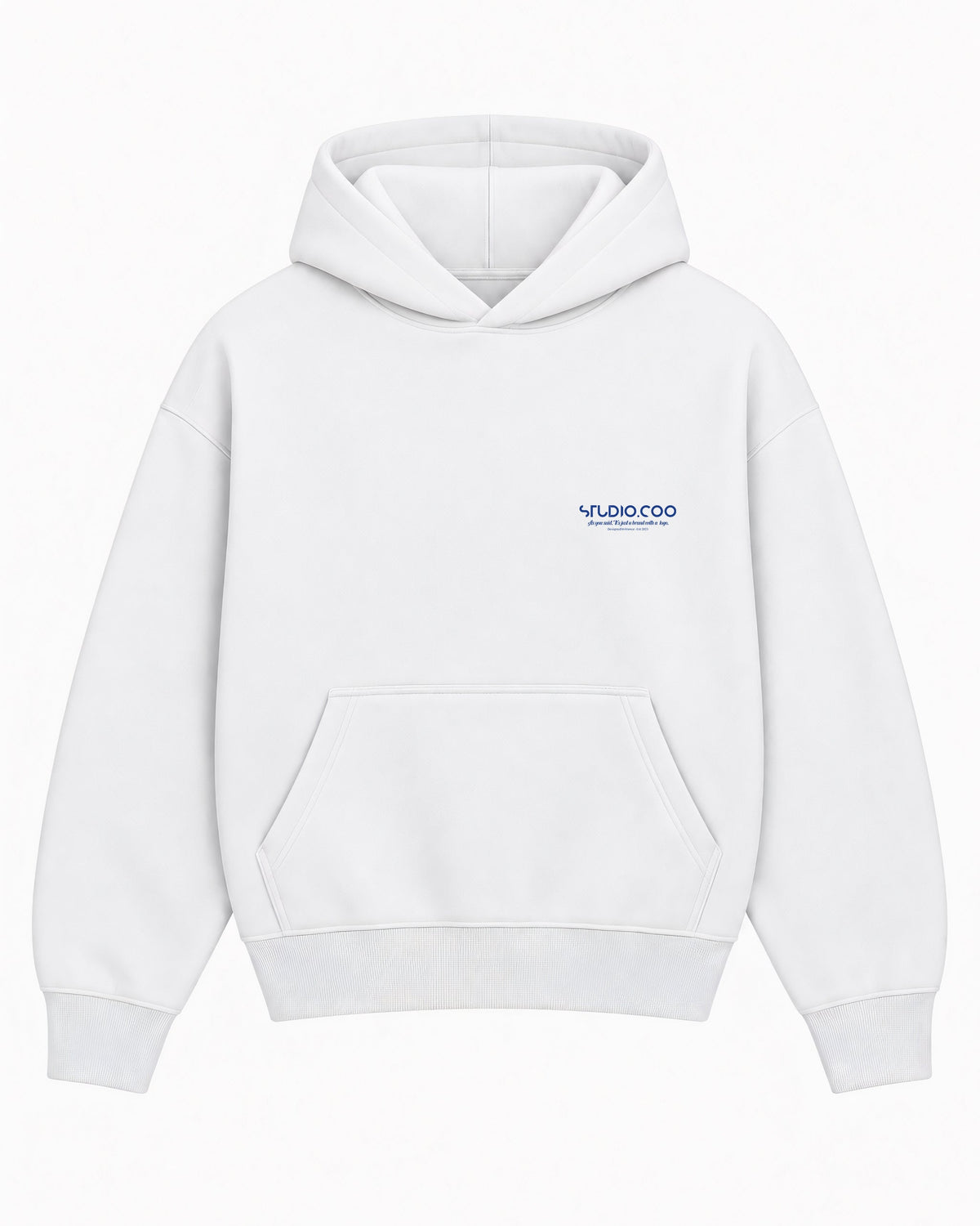 Oversized White Hoodie