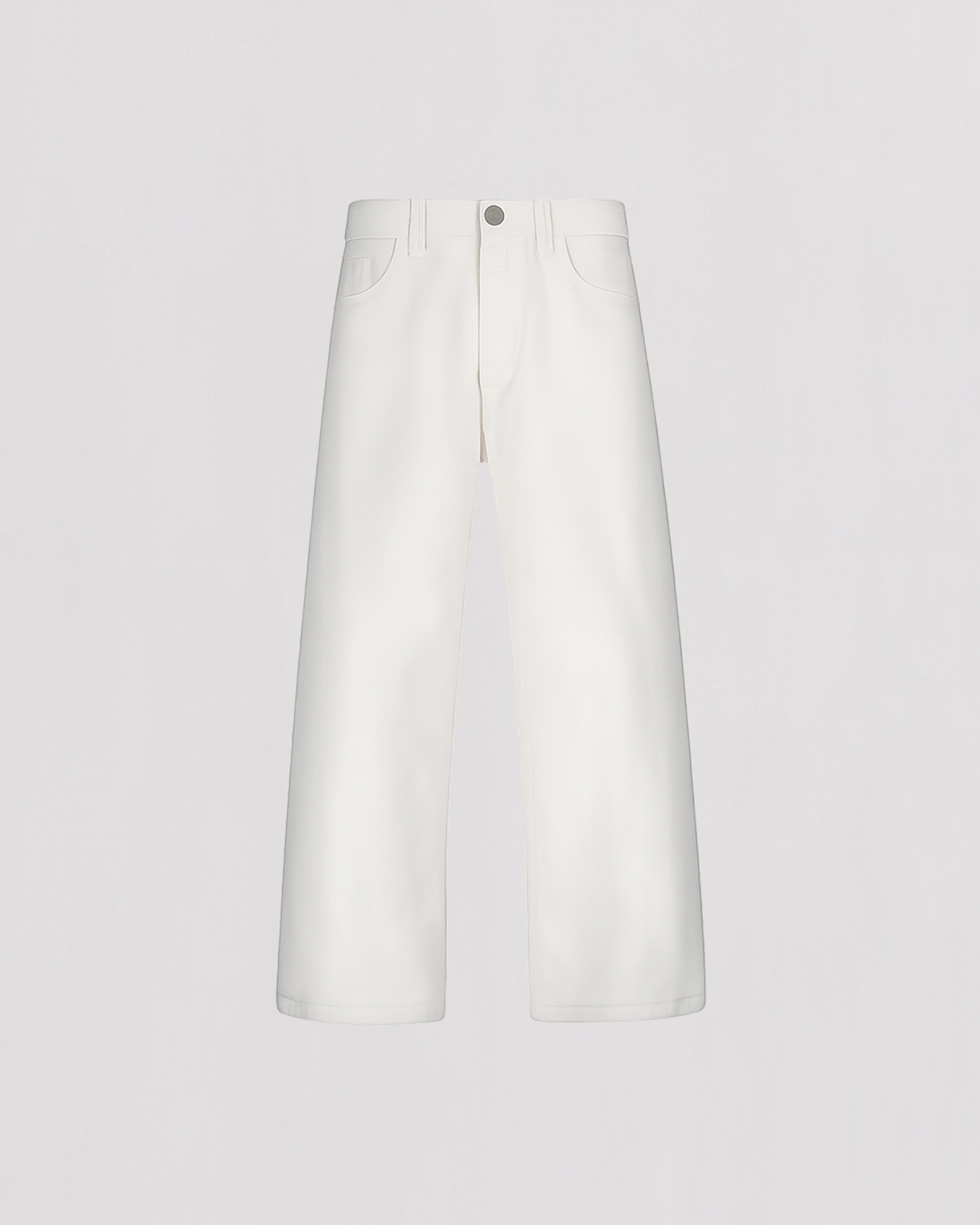 Ivory White Relaxed Pants